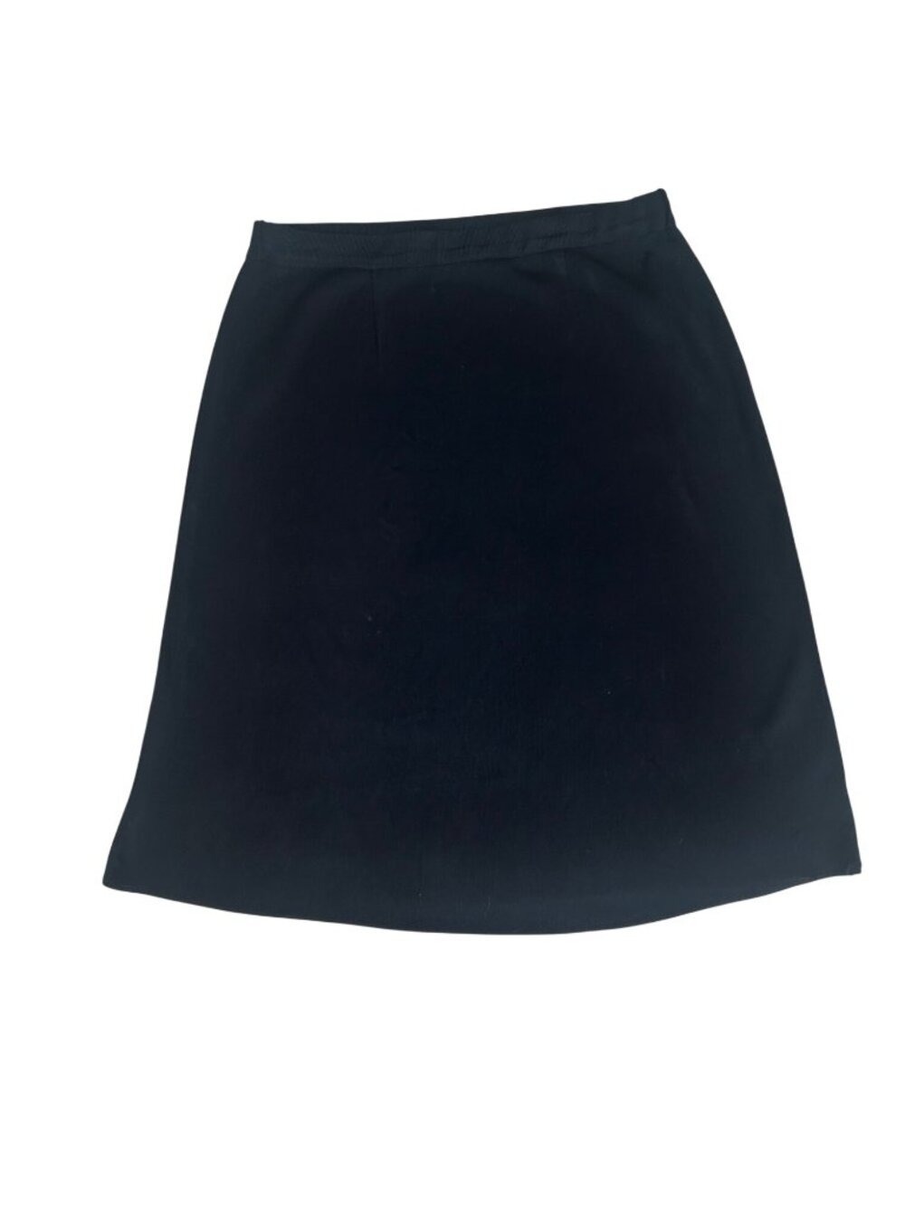 Exclusively Misook Black Acrylic Stretch Skirt With Elastic Waist Size Large